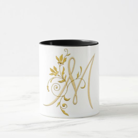 Persönliche Gestaltung: Monogram M-Tasse Tasse (Zentrum)