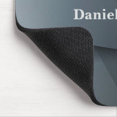 Persönliche Gestaltung von Dunkelgrau Mousepad (Ecke)