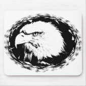 Persönliche Gestaltung von Eagle Head Moderne Pop Mousepad (Vorne)