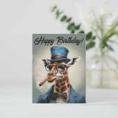 Persönliche Gestaltung von Giraffe zum Geburtstag  (Stehend Vorderseite)