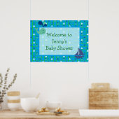 Persönliche Gestaltung von Nautical Sailboats Baby Poster (Küche)