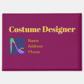 Persönliche Gestaltung von Werbung für Kostümbildn Magnet (Vorderseite)