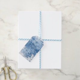 Persönliche Gestaltung von White CHRISTMAS Frosty  Geschenkanhänger