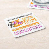 Persönliche Getränk-Untersetzer Rechteckiger Pappuntersetzer (angewinkelt)