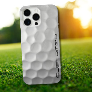 Persönliche Golfball-Geschenke der Signature Serie iPhone 16 Pro Max Hülle