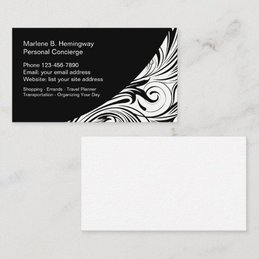 Persönliche Hausmeister-Dienstleistungen Visitenkarte (Vorne/Hinten)