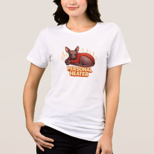 Persönliche Heizung Xoloitzcuintli Tri-Blend Shirt