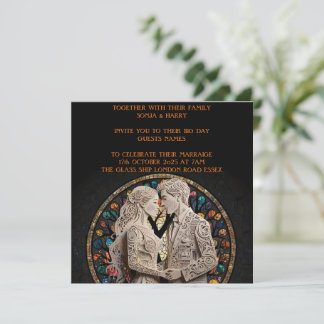 Persönliche Hochzeitspaare Save The Date