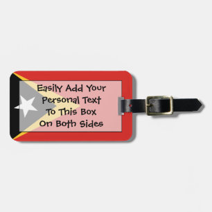 Persönliche Identifikationsnummer für die Flagge O Gepäckanhänger