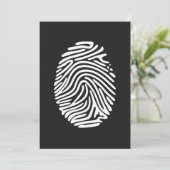 persönliche Identität Einladung (Stehend Vorderseite)