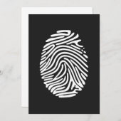 persönliche Identität Einladung (Vorne/Hinten)