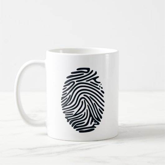 persönliche Identität Kaffeetasse (Links)