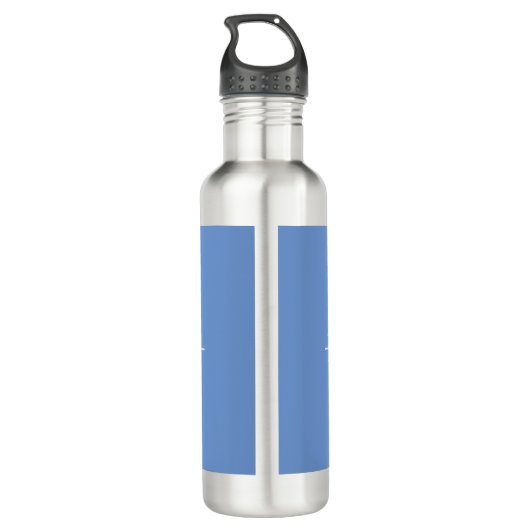 Persönliche Initialen des Geschenkempfängers Edelstahlflasche (Rückseite)