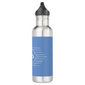 Persönliche Initialen des Geschenkempfängers Edelstahlflasche (Rechts)