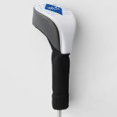 Persönliche Initialen des Geschenkempfängers Golf Headcover (angewinkelt)