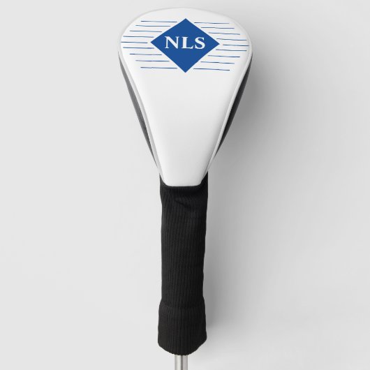 Persönliche Initialen des Geschenkempfängers Golf Headcover (Vorderseite)