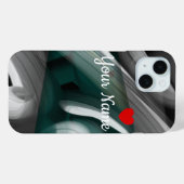 Persönliche iPhone Fälle Trend Abstrakt Black Gree Case-Mate iPhone Hülle (Rückseite (Horizontal))