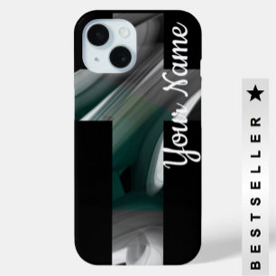Persönliche iPhone Fälle Trend Abstrakt Black Gree Case-Mate iPhone Hülle