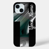 Persönliche iPhone Fälle Trend Abstrakt Black Gree Case-Mate iPhone Hülle (Rückseite)