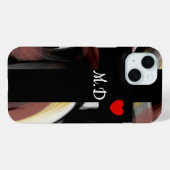 Persönliche iPhone Fälle Trend Abstrakt Black Powd Case-Mate iPhone Hülle (Rückseite (Horizontal))