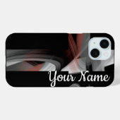 Persönliche iPhone Fälle Trend Abstrakt Black Powd Case-Mate iPhone Hülle (Rückseite (Horizontal))