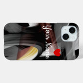 Persönliche iPhone Fälle Trend Abstrakt Black Powd Case-Mate iPhone Hülle (Rückseite (Horizontal))