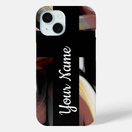 Persönliche iPhone Fälle Trend Abstrakt Black Powd Case-Mate iPhone Hülle (Rückseite)