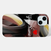 Persönliche iPhone Fälle Trend Abstrakt Black Powd Case-Mate iPhone Hülle (Rückseite (Horizontal))