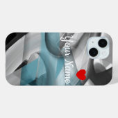 Persönliche iPhone-Fälle Trend Abstrakt Blue Ocean Case-Mate iPhone Hülle (Rückseite (Horizontal))