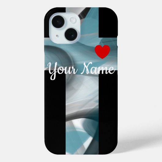 Persönliche iPhone-Fälle Trend Abstrakt Blue Ocean Case-Mate iPhone Hülle (Rückseite)