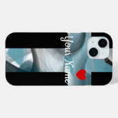 Persönliche iPhone-Fälle Trend Abstrakt Blue Ocean Case-Mate iPhone Hülle (Rückseite (Horizontal))