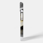 Persönliche iPhone Fälle Trend Abstrakt Schwarz-we Case-Mate iPhone Hülle (Rückseite / Links)