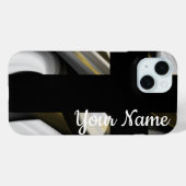 Persönliche iPhone Fälle Trend Abstrakt Schwarz-we Case-Mate iPhone Hülle (Rückseite (Horizontal))