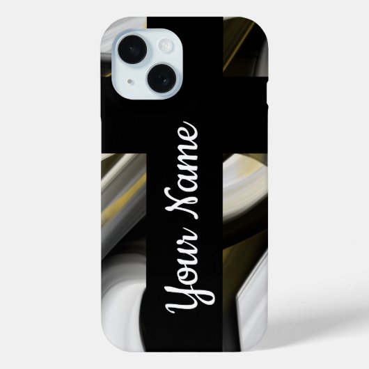 Persönliche iPhone Fälle Trend Abstrakt Schwarz-we Case-Mate iPhone Hülle (Rückseite)