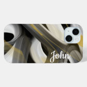 Persönliche iPhone Fälle Trend Abstrakt Schwarz-we Case-Mate iPhone Hülle (Rückseite (Horizontal))