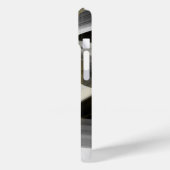 Persönliche iPhone Fälle Trend Abstrakt Schwarz-we Case-Mate iPhone Hülle (Rückseite / Links)