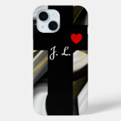 Persönliche iPhone Fälle Trend Abstrakt Schwarz-we Case-Mate iPhone Hülle (Rückseite)