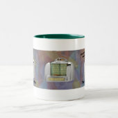 Persönliche Jukebox-Tasse Zweifarbige Tasse (Mittel)