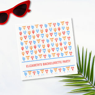 Persönliche Junggesellinnen-Abschiedsparty im Biki Serviette
