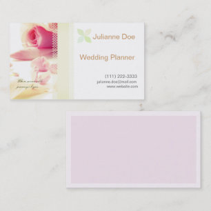 Persönliche Karte für Hochzeitsplaner