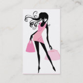 Persönliche Käufer-Visitenkarte Visitenkarte (Rückseite)