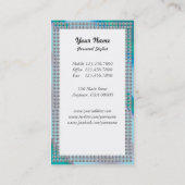 Persönliche Käufer-Visitenkarte Visitenkarte (Rückseite)