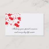 Persönliche Käufer-Visitenkarte Visitenkarte (Rückseite)