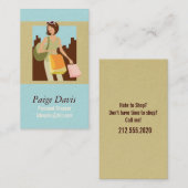 Persönliche Käufer-Visitenkarten Visitenkarte (Vorne/Hinten)