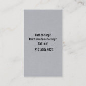 Persönliche Käufer-Visitenkarten Visitenkarte (Rückseite)