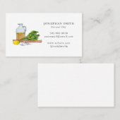 Persönliche Koch Catering Visitenkarte für frische (Vorne/Hinten)