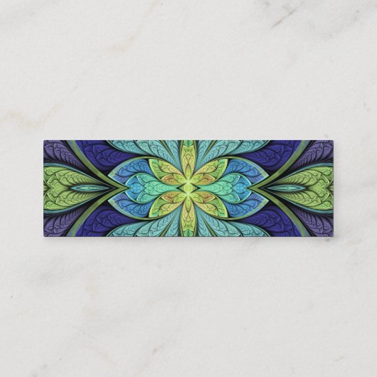 Persönliche Kontaktkarte La Chanteuse IV Telefonnummerkarte (Rückseite)