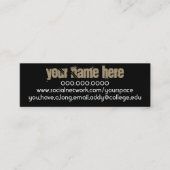 Persönliche Kontaktkarten Paparazzi Telefonnummerkarte (Vorderseite)