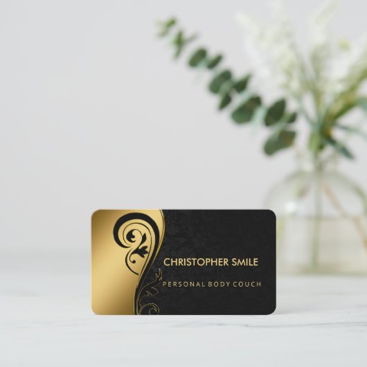 Persönliche Körpercouch Beruflich modern Visitenkarte (Stehend Vorderseite)