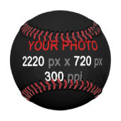 Persönliche Kreation Baseball (Rückseite)